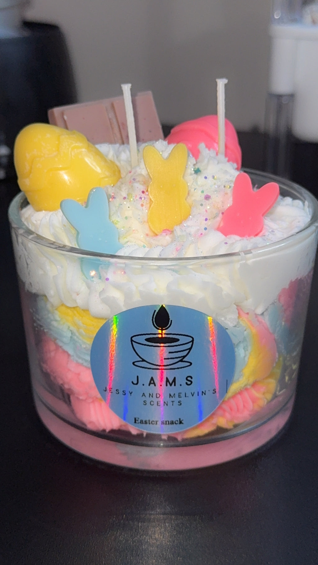 Easter snack candle