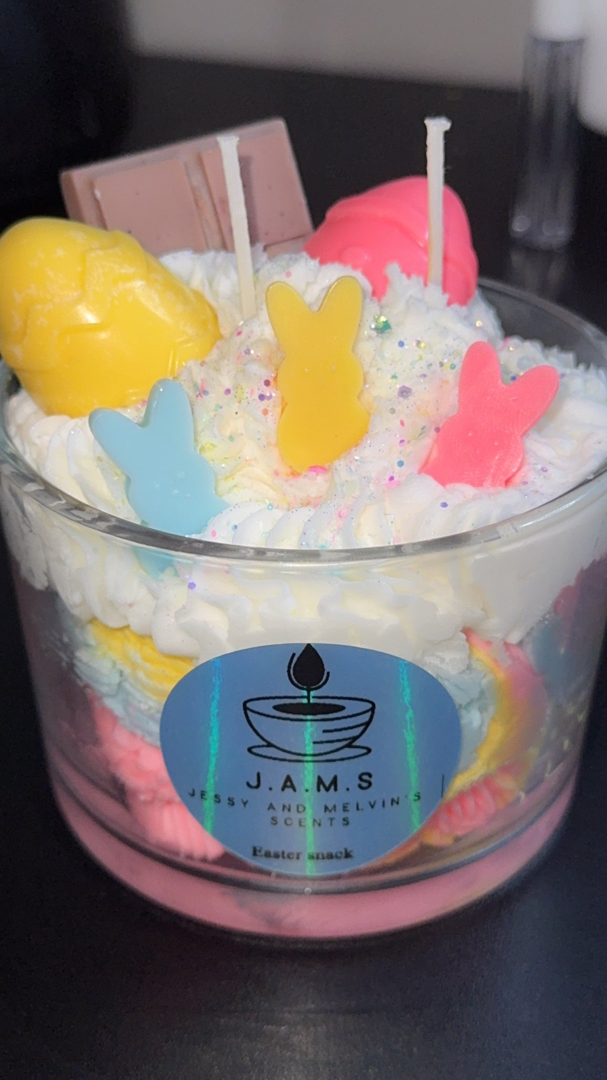 Easter snack candle